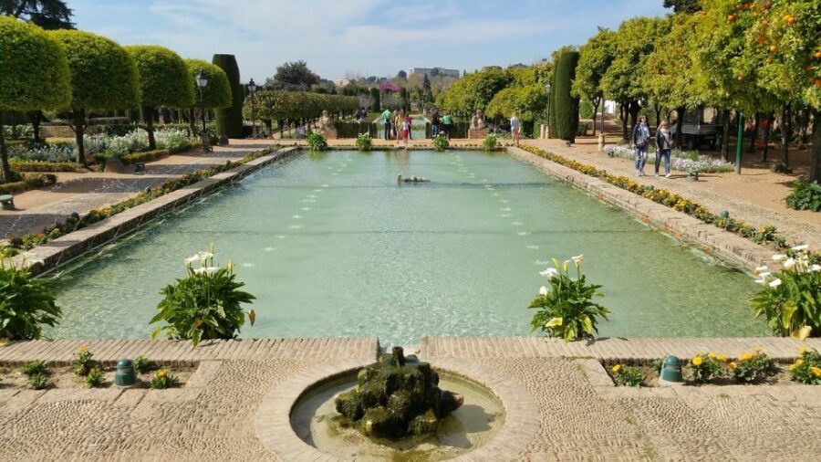 Alcazar of Cordoba Entry Ticket and Guided Tour - Gardens, fountains, fish ponds, and orange trees